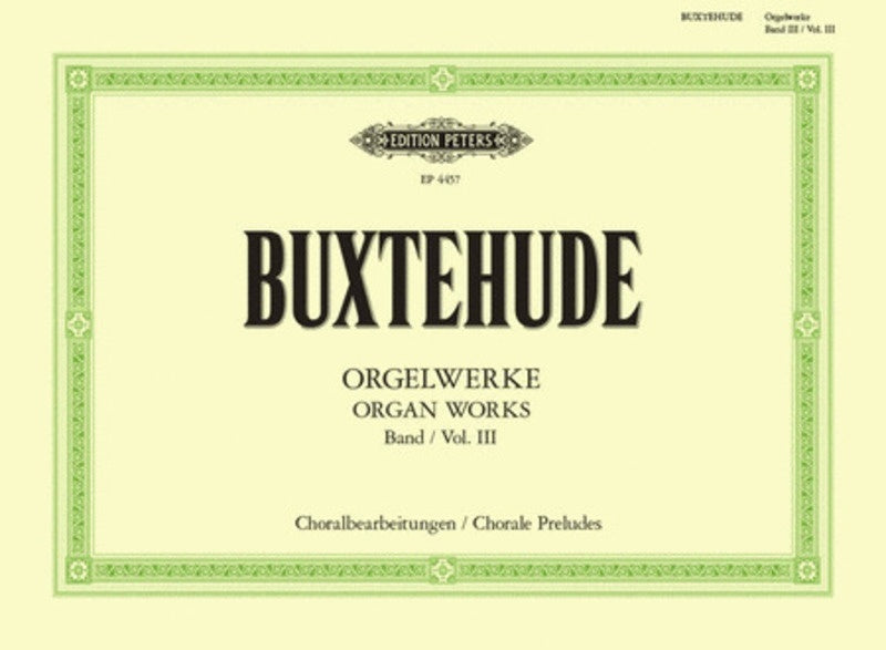 ORGAN WORKS BK 3 CHORALE PRELUDES 24