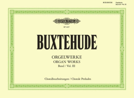 ORGAN WORKS BK 3 CHORALE PRELUDES 24