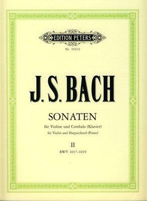 BACH - 6 SONATAS VOL 2 BWV 1017-1019 VIOLIN/PIANO