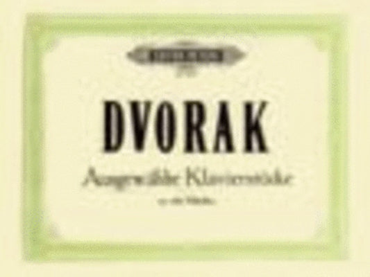 DVORAK - 12 SELECTED PIECES (ORIGINAL) FOR PIANO DUET