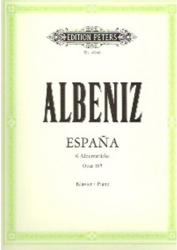 ALBENIZ - ESPANA OP 165 FOR PIANO