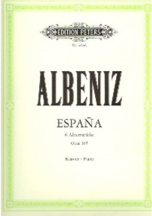ALBENIZ - ESPANA OP 165 FOR PIANO