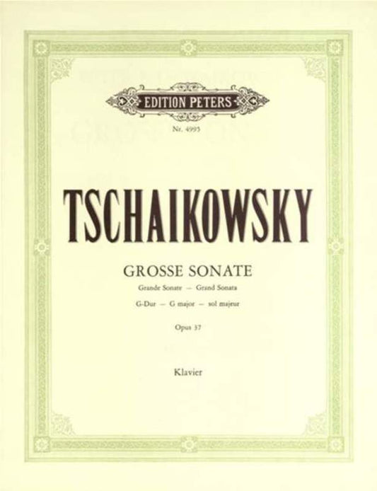 TCHAIKOVSKY - SONATA IN G OP 37 PIANO