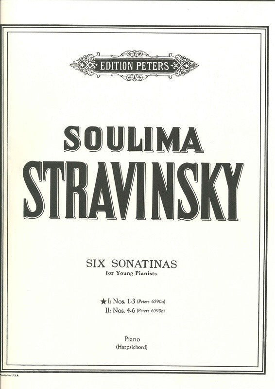 SONATINAS FOR YOUNG PIANISTS 6 BK 1 NOS 1-3