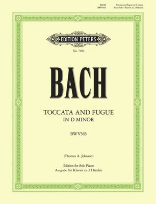 BACH - TOCCATA AND FUGUE D MIN PIANO ED JOHNSON