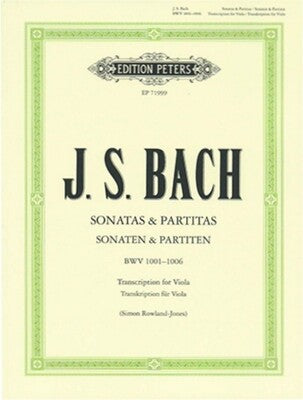 BACH - SONATAS & PARTITAS BWV 1001-1006 VIOLA