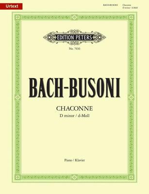 BACH - CHACONNE D MINOR FOR PIANO ARR BUSONI