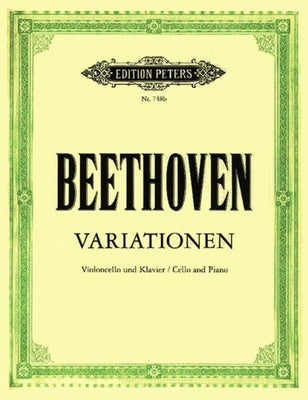 BEETHOVEN - VARIATIONS COMPLETE CELLO/PIANO