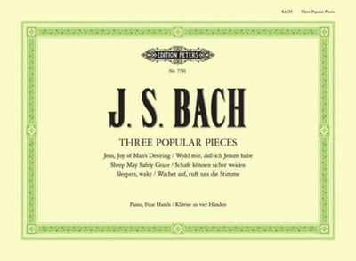 BACH - 3 POPULAR PIECES FOR PIANO DUET