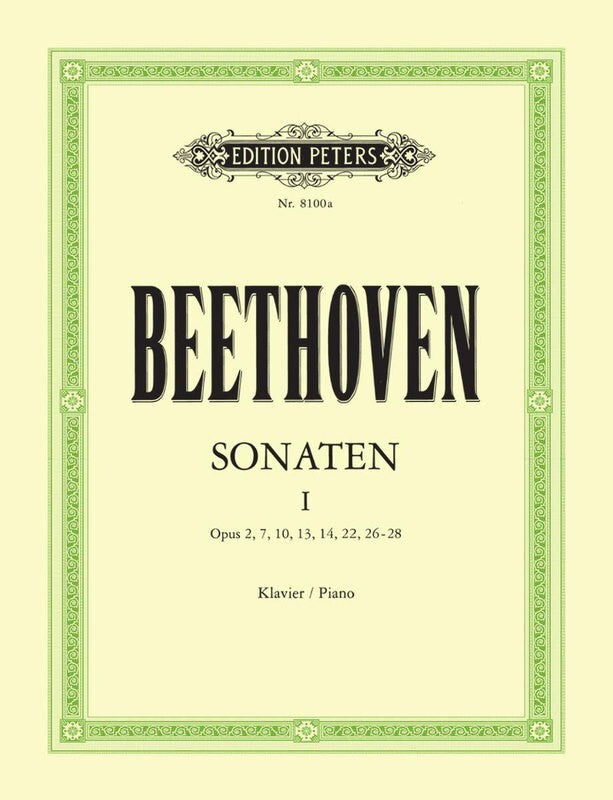 BEETHOVEN - PIANO SONATAS VOL 1 ED ARRAU URTEXT