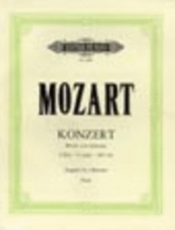 CONCERTO K 246 C ED WOLFF ZACHARIAS 2P 4H