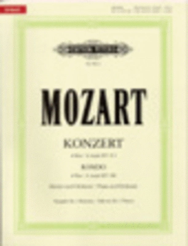 MOZART - CONCERTO NO 12 A K 414 RONDO A K 386 2P4H