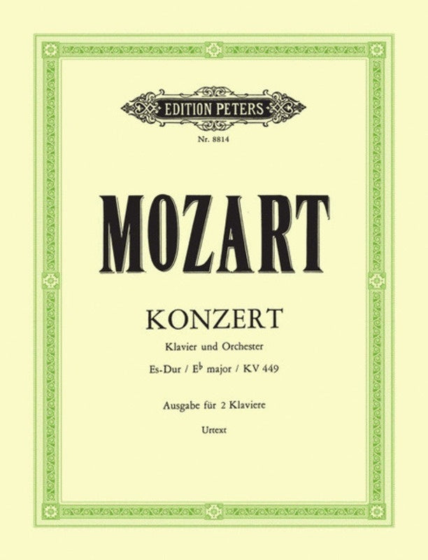 CONCERTO K 449 E FLAT ED WOLFF ZACHARIAS 2P 4H