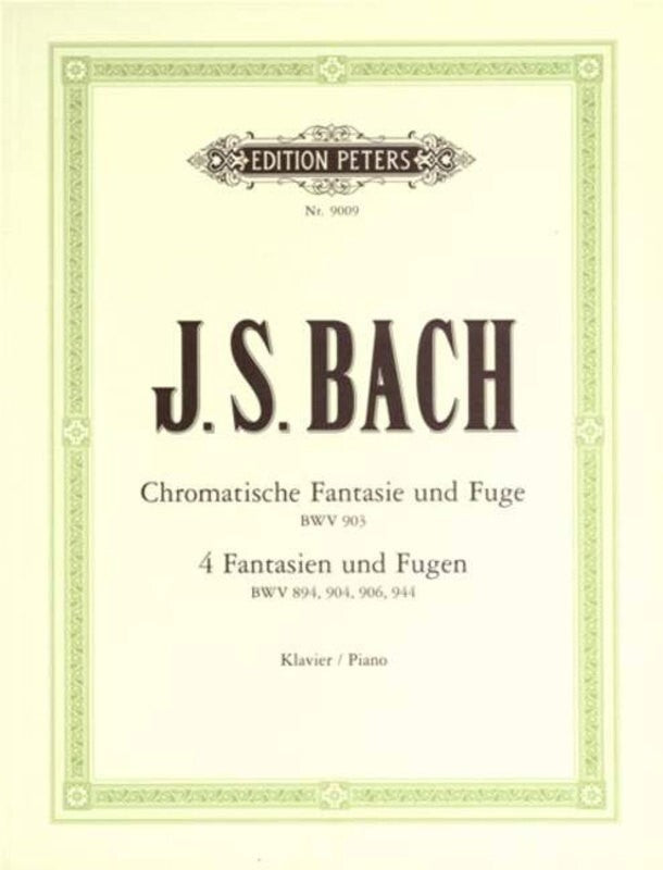 BACH - FANTASIAS AND FUGUES FOR PIANO