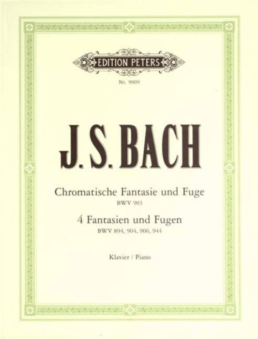 BACH - FANTASIAS AND FUGUES FOR PIANO