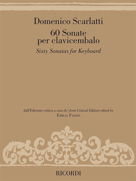 SCARLATTI - 60 SONATAS FOR HARPSICHORD