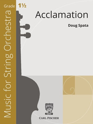 ACCLAMATION FOR STRING ORCHESTRA SO1.5 SC/PTS