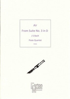 AIR FROM SUITE NO 3 IN D FLUTE QUARTET