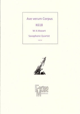 AVE VERUM CORPUS SAXOPHONE QUARTET SATB