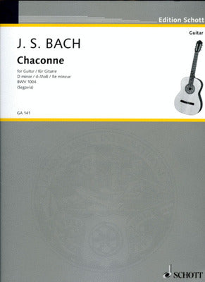 BACH - CHACONNE D MINOR ORIG VIOLIN FOR GUITAR