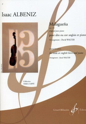 ALBENIZ - MALAGUENA OP 165 VIOLA OR COR ANGLAIS/PIANO