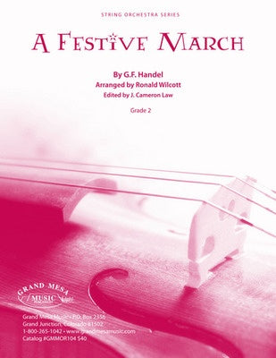 A FESTIVE MARCH FOR STRING ORCHESTRA SO2 SCORE