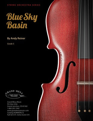 BLUE SKY BASIN FOR STRING ORCHESTRA SO5 SCORE