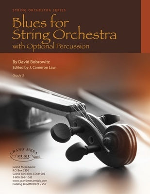 BLUES FOR STRING ORCHESTRA OPT PERC SO3 SCORE