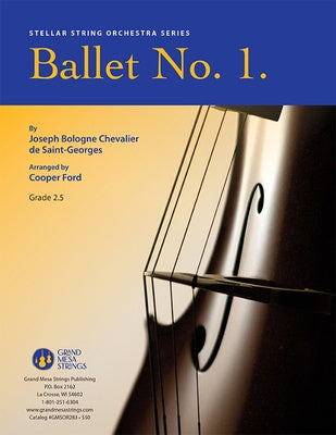 BALLET NO 1 FOR STRING ORCHESTRA SO2.5 SC/PTS