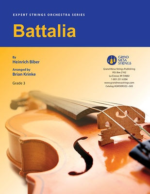 BATTALIA FOR STRING ORCHESTRA SO3 SCORE