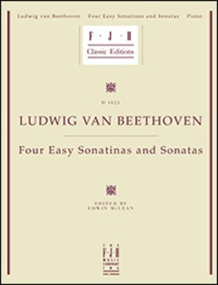 BEETHOVEN - 4 EASY SONATINAS AND SONATAS