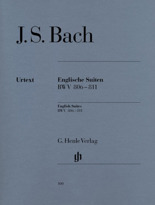 BACH - 6 ENGLISH SUITES BWV 806-811 URTEXT
