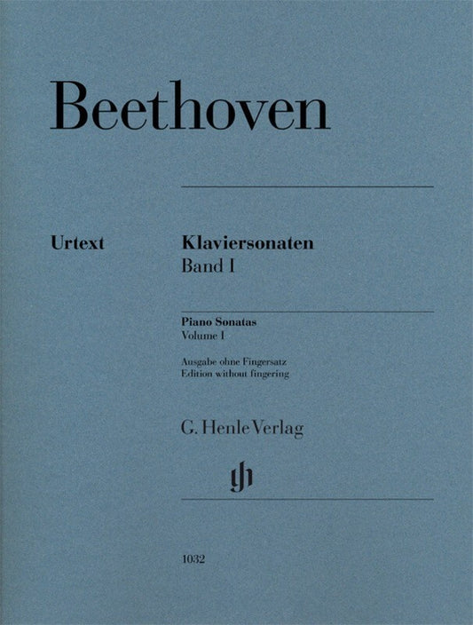 BEETHOVEN - SONATAS VOL 1 WITHOUT FINGERING