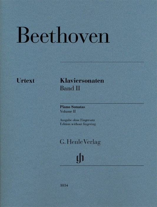 BEETHOVEN - SONATAS VOL 2 WITHOUT FINGERING