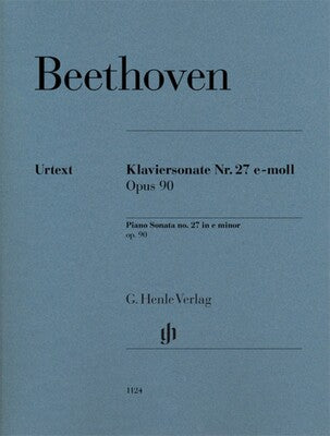 BEETHOVEN - PIANO SONATA NO 27 E MINOR OP 90 URTEXT