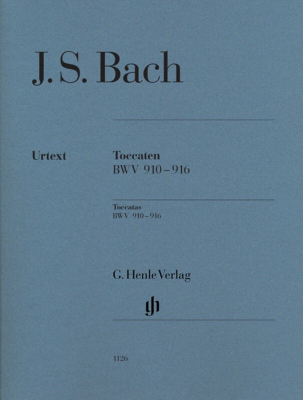 BACH - TOCCATAS BWV 910-916 WITHOUT FINGERING