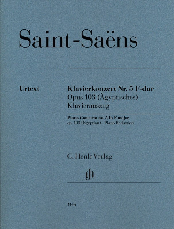 SAINT-SAENS - PIANO CONCERTO NO 5 F OP 103 (EGYPTIAN) 2P4H