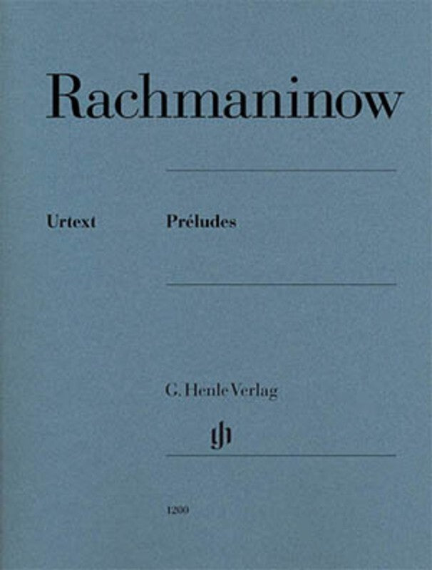 RACHMANINOFF - 24 PRELUDES FOR PIANO URTEXT