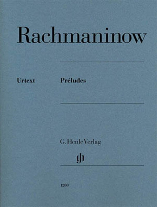 RACHMANINOFF - 24 PRELUDES FOR PIANO URTEXT