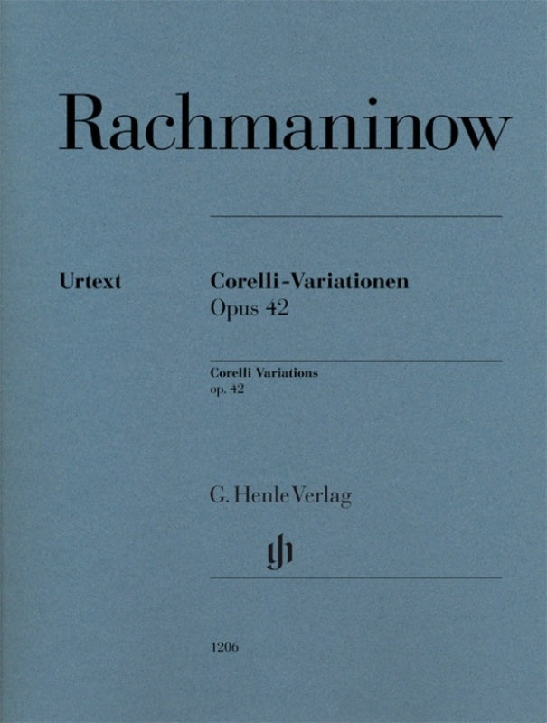 RACHMANINOFF - CORELLI VARIATIONS OP 42