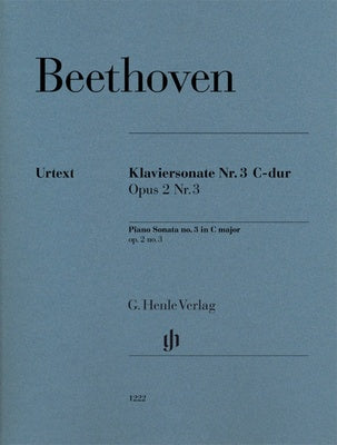 BEETHOVEN - PIANO SONATA NO 3 C MAJOR OP 2 NO 3 URTEXT