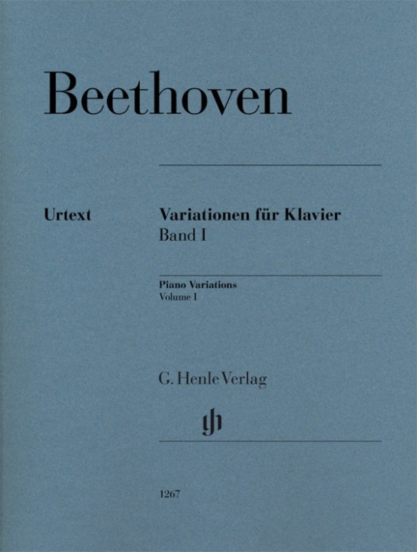 BEETHOVEN - VARIATIONS FOR PIANO VOL 1 URTEXT