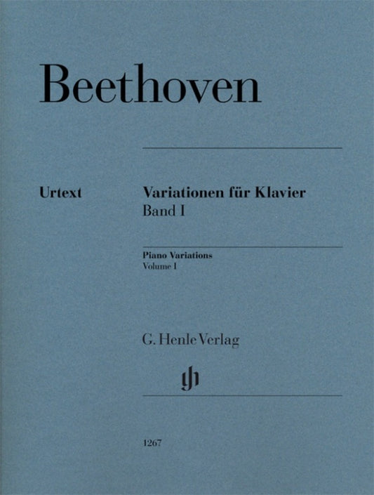 BEETHOVEN - VARIATIONS FOR PIANO VOL 1 URTEXT