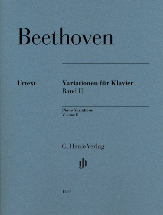 BEETHOVEN - PIANO VARIATIONS VOL 2 URTEXT