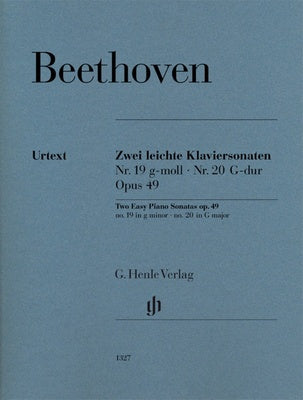 BEETHOVEN - 2 EASY PIANO SONATAS OP 49 NO 1 & 2