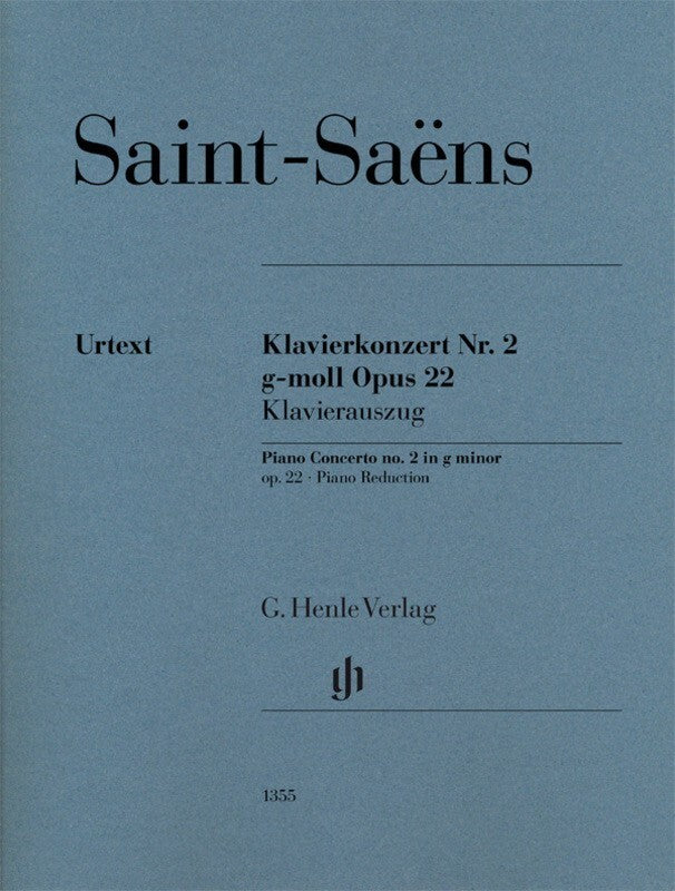 SAINT-SAENS - PIANO CONCERTO NO 2 G MIN OP 22 2P4H