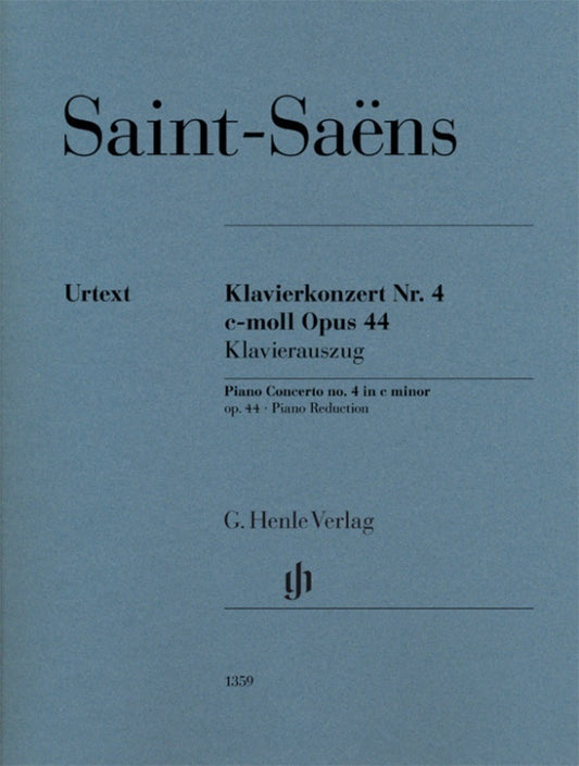 SAINT-SAENS - PIANO CONCERTO NO 4 C MINOR OP 44 2P4H