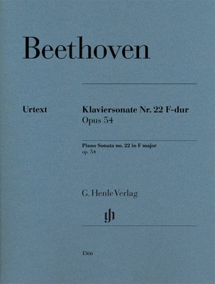 BEETHOVEN - PIANO SONATA NO 22 F MAJOR OP 54