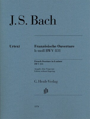BACH - FRENCH OVERTURE B MIN BWV 831 NO FINGERING