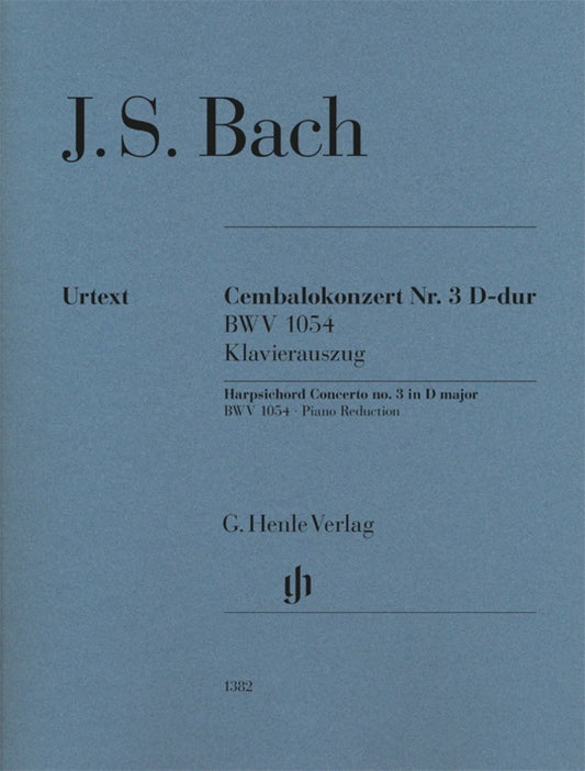 BACH - HARPSICHORD CONCERTO NO 3 D MAJOR BWV 1054 2P4H